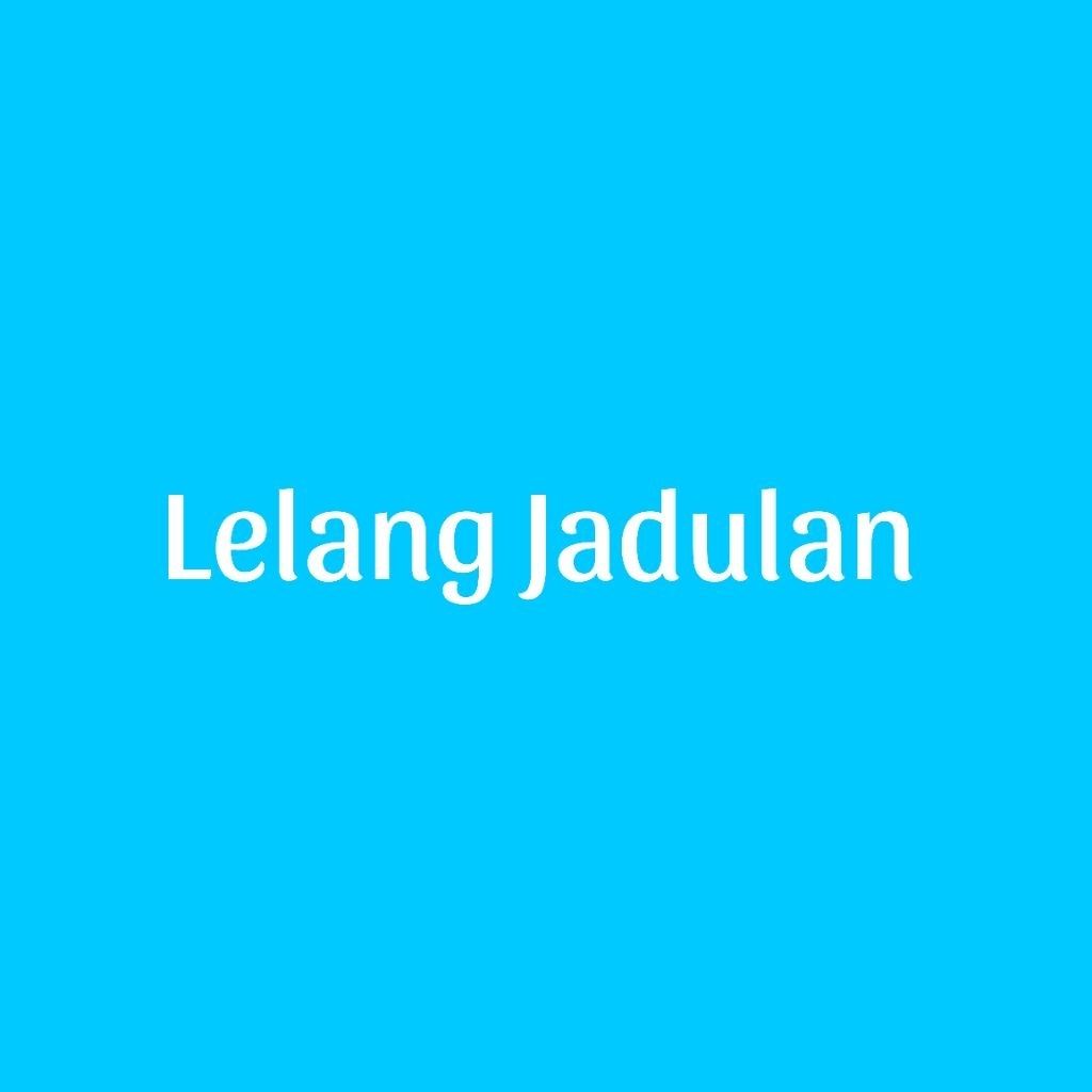 Lelang Barang jadulan