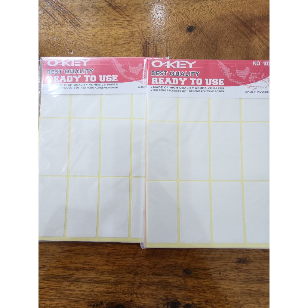

OKEY STICKER LABEL NO 103
