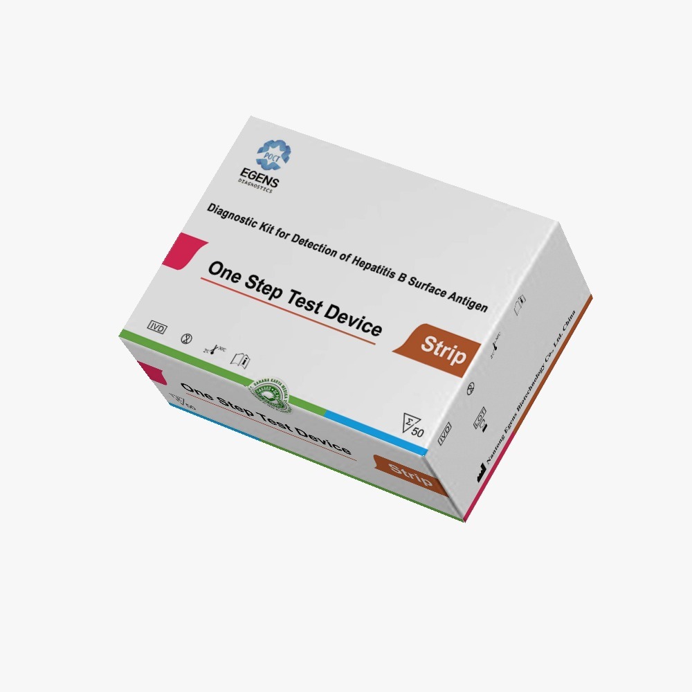 Egens One Step Test Device Hepatitis B Surface Antigen Strip
