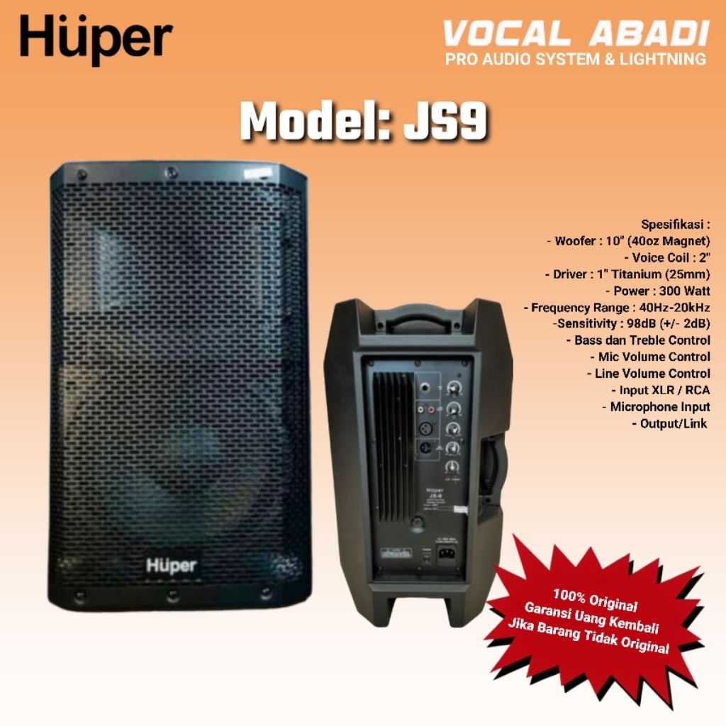 SPEAKER AKTIF HUPER JS 9