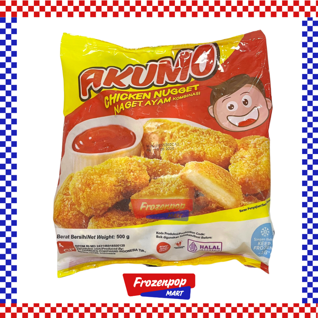 

Akumo Chicken Nugget Kombinasi 500gr Naget Ayam [INSTANT MALANG]
