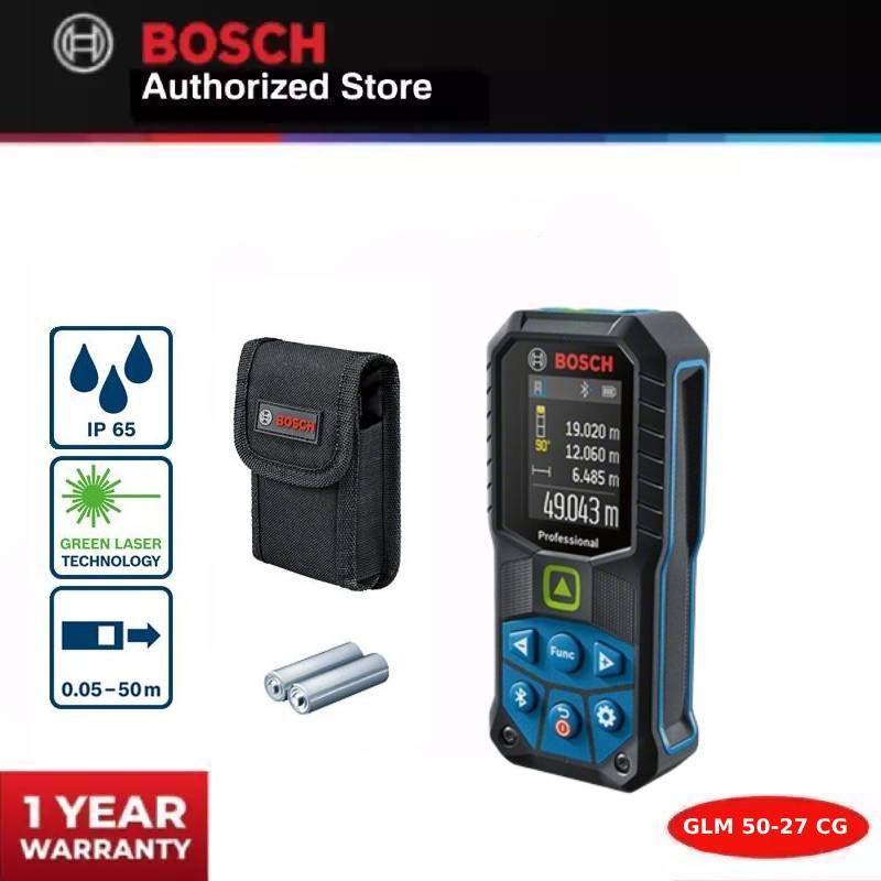Bosch Laser Range Finder / Pengukur Jarak Laser 50Meter GLM 50-27 CG