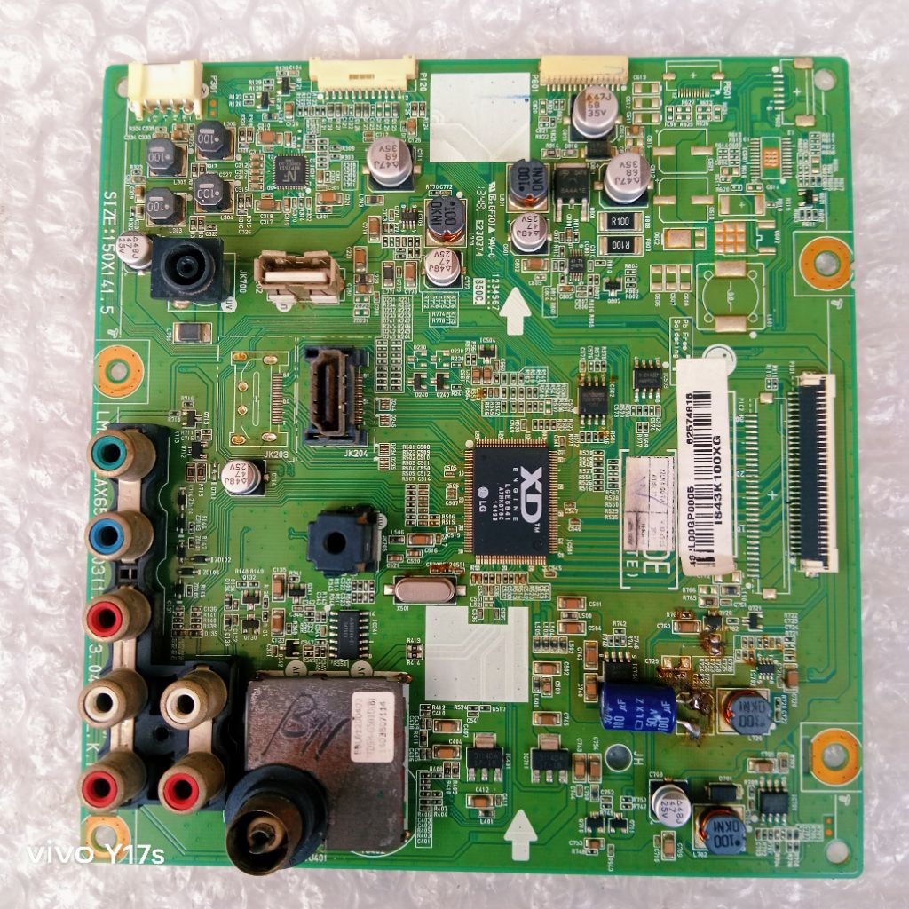 MB MOBO MAINBOARD MESIN TV LG 22LN4100 22LN4100-TA NORMAL TESTED