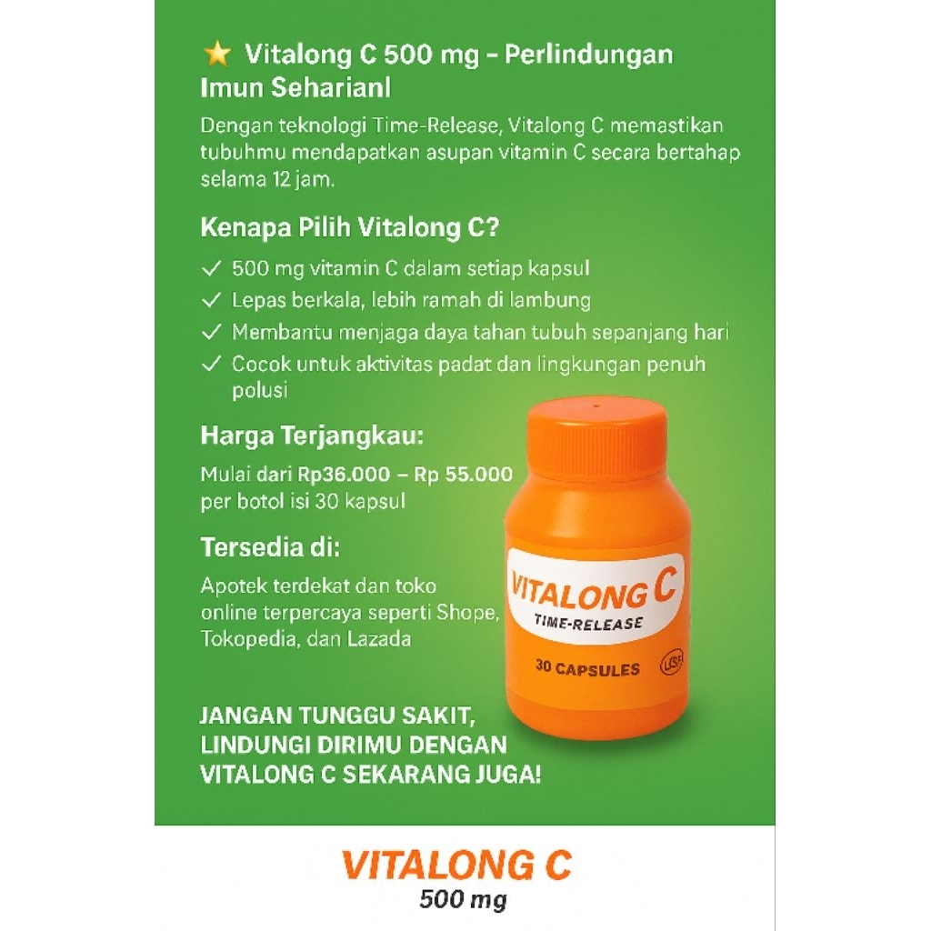 Vitalong C 500mg