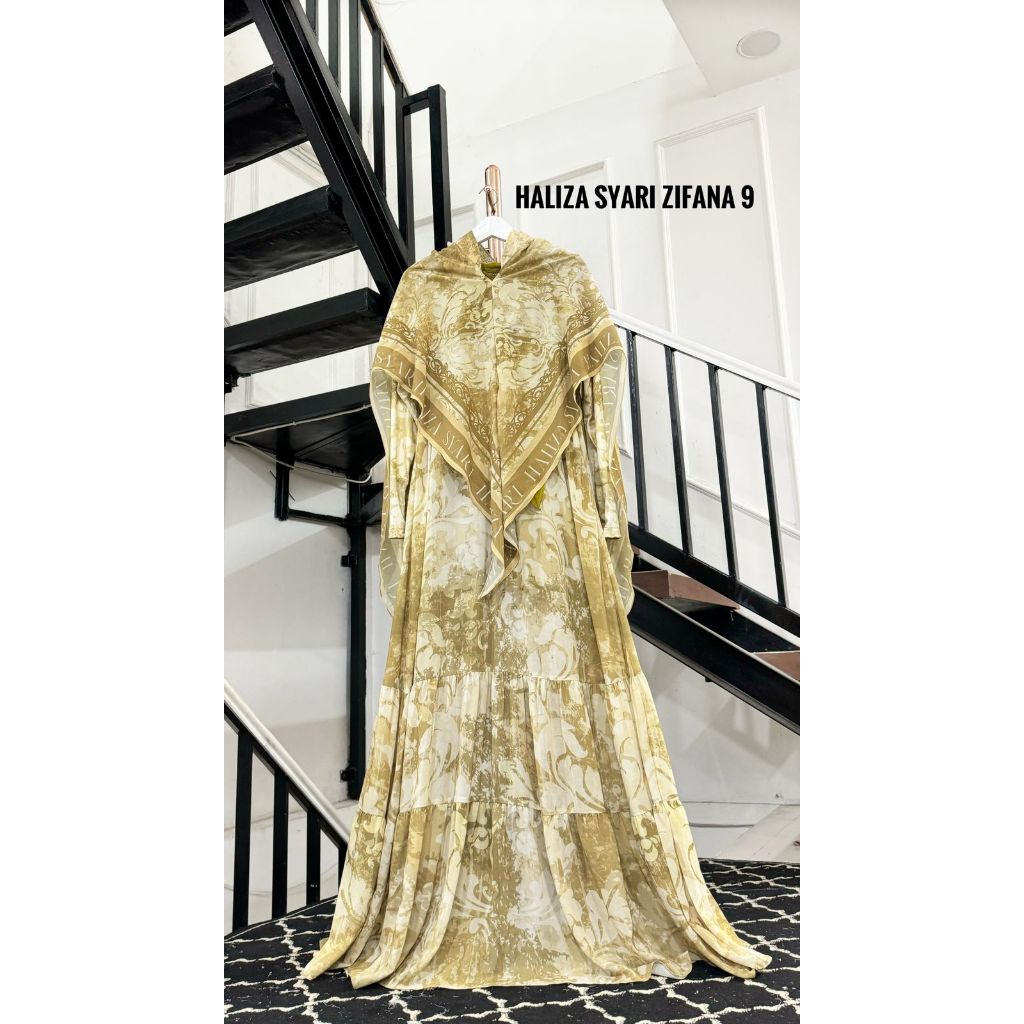 Zifana Mix Jersey Gamis Daily By.Haliza Syar'i - Gamis Haliza Star'i - Gamis Kondangan