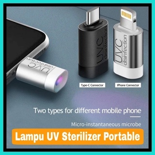 MH - Lampu UV Portable Usb Lightning / Type C Mini UV Sterilizer UV-600