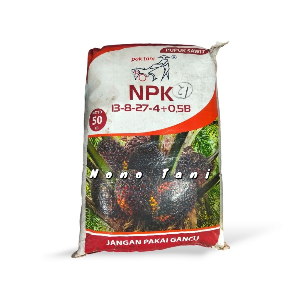 Pupuk Npk 13 8 27 4+0.5B Pak Tani Kemasan 50Kg