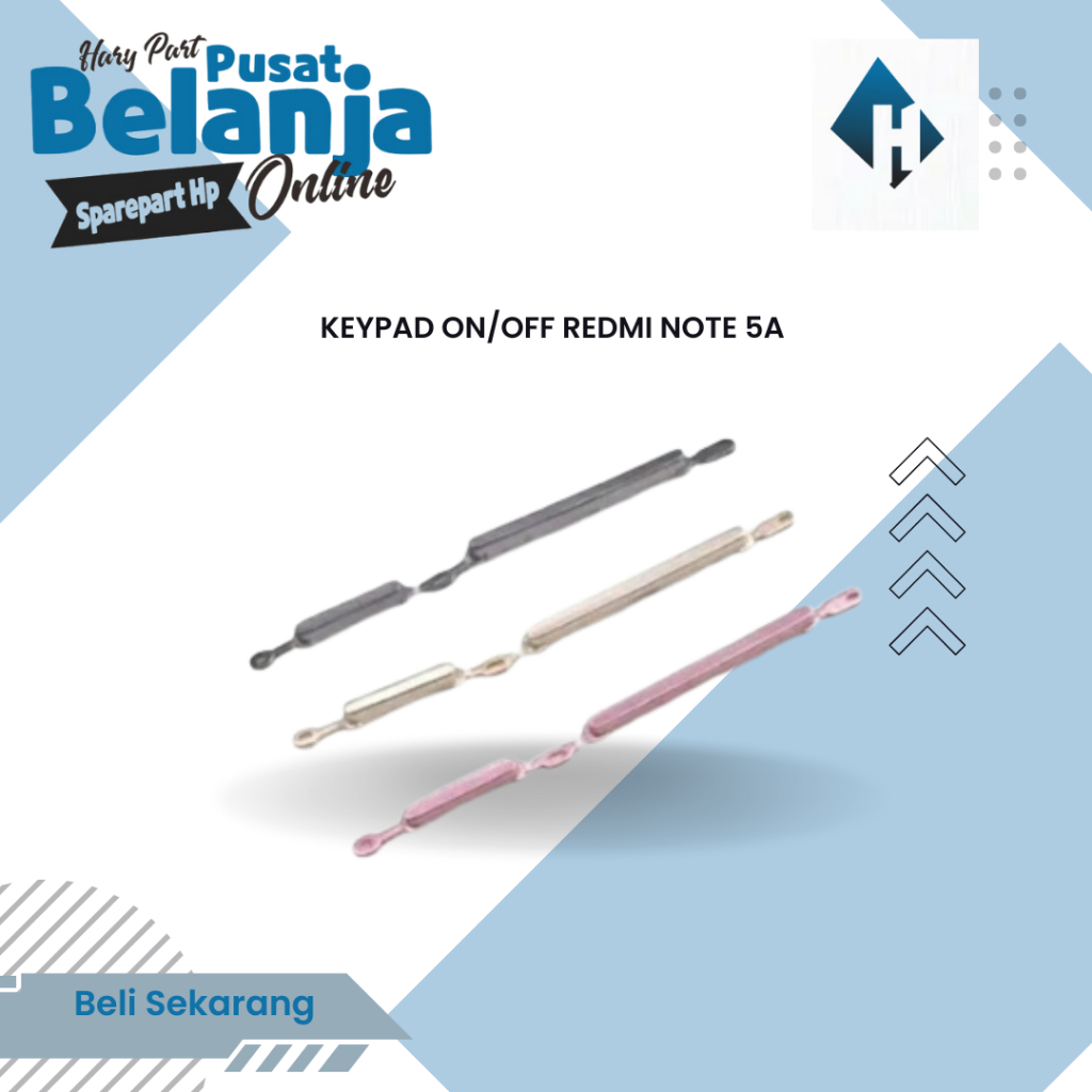 TOMBOL LUAR KEYPAD ON/OFF REDMI NOTE 5A / TOMBOL ON OFF REDMI NOTE 5A