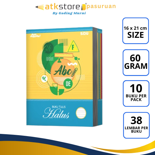 

Sidu Buku Tulis Halus 38 Lembar 1 pack (10 pcs)