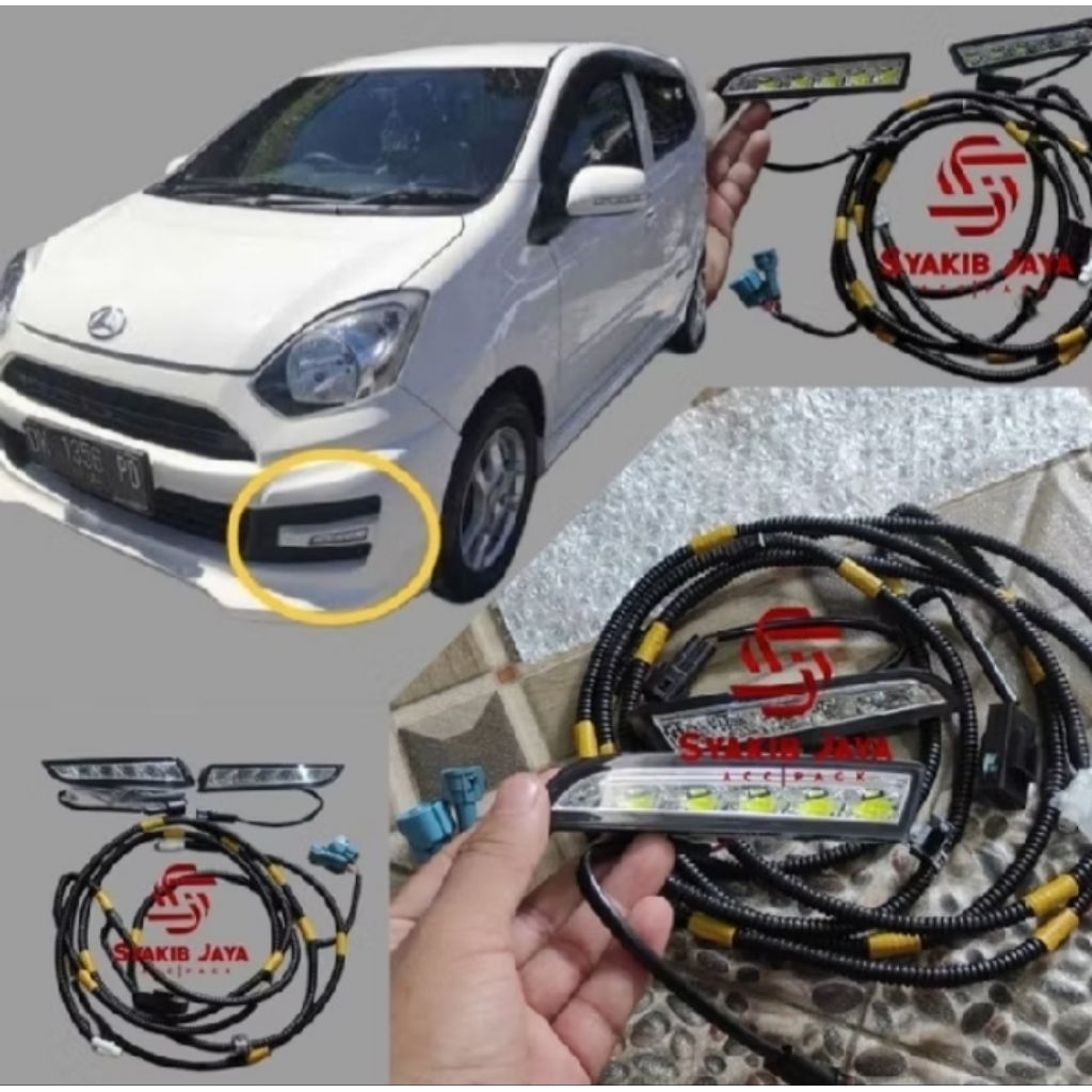 LAMPU DRL DAIHATSU AYLA SPORTY