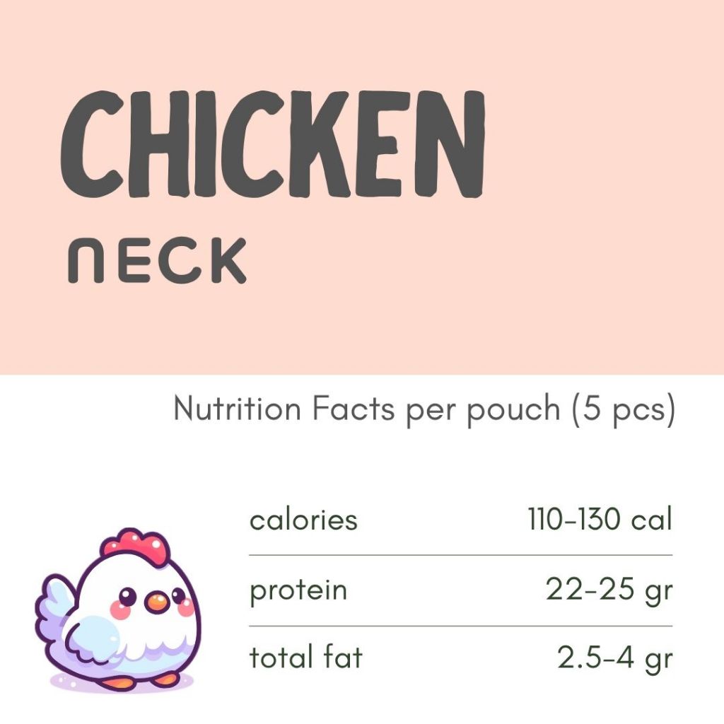 GAL AmAm Chicken Neck Snack Anjing Leher Ayam Cemilan Anjing Dog Chew Dog Snack Treats