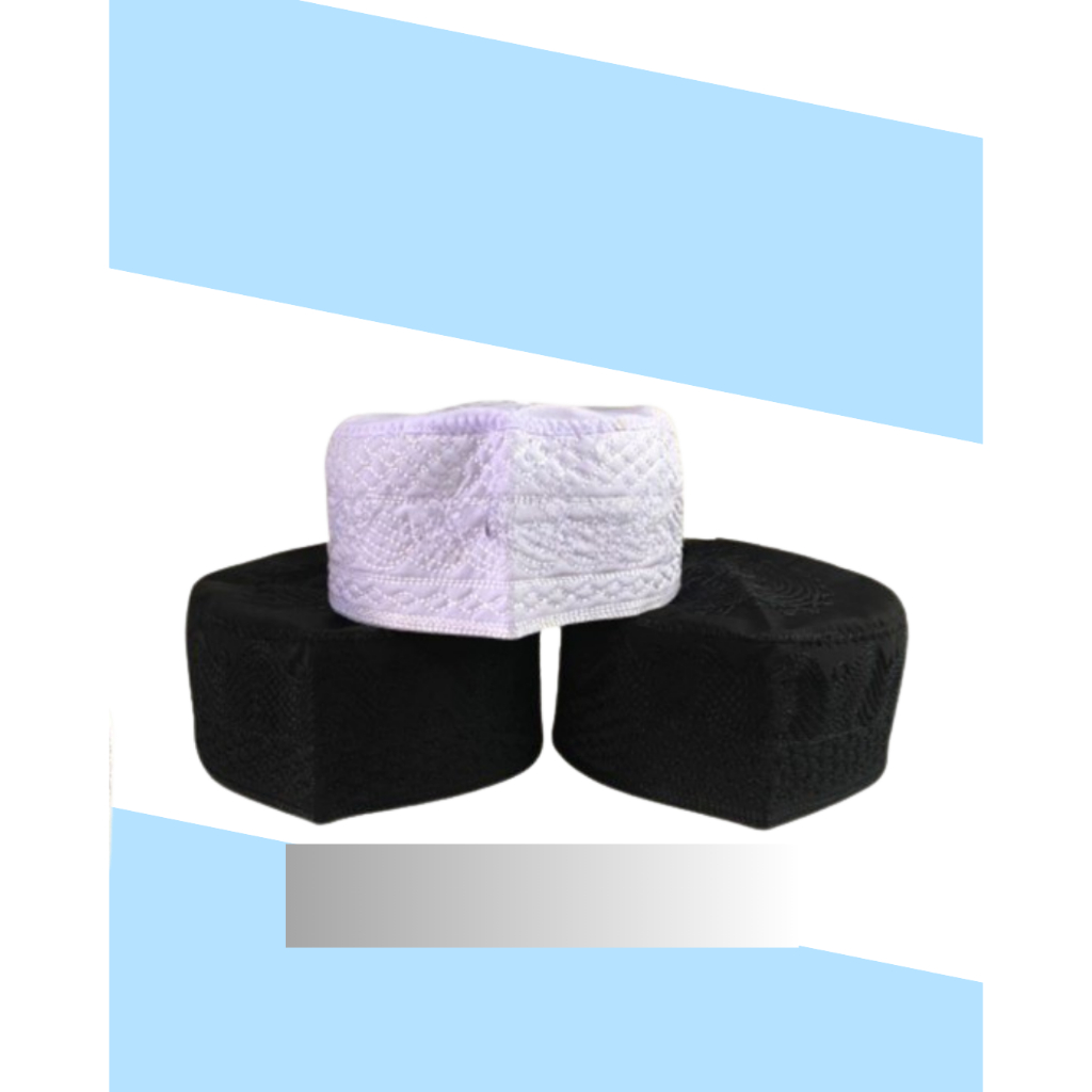 Peci Madinah / Peci Haji putih / peci putih al madinah