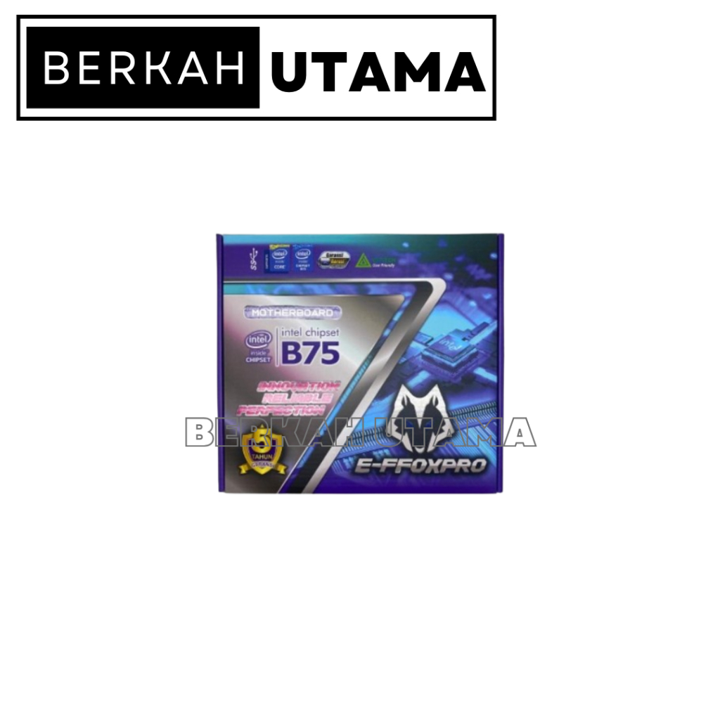 MOTHERBOARD E-FFOXPRO B75 SOCKET 1155 | EFFOXPRO B75 DDR3 NVME