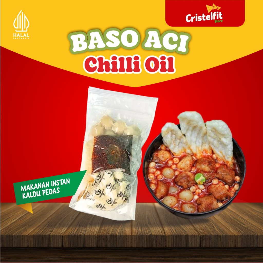 

1 Pack Baso Aci Chili Oil - Ekonomis