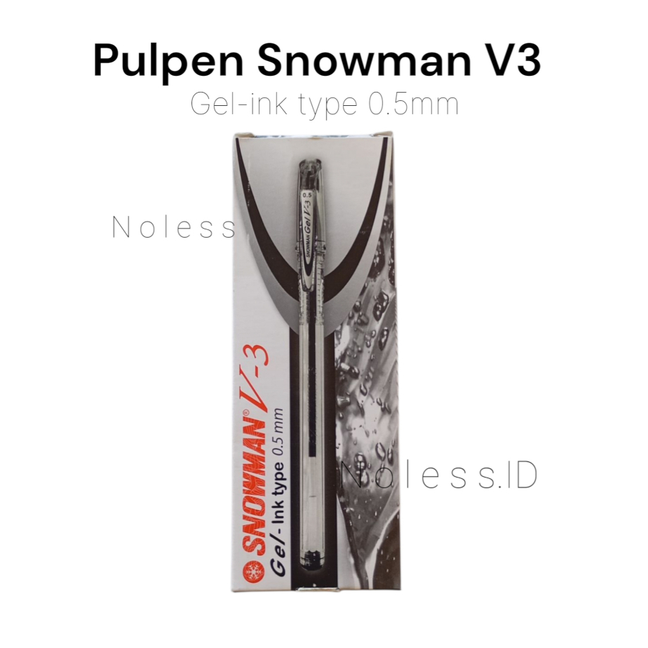 

NL (1 biji) Pen Snowman V3 semi-gel 0.5 / Pulpen Kantor dan Sekolah