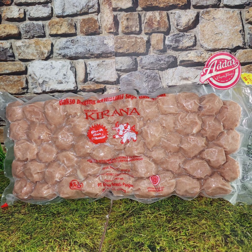 

Kirana Bakso Urat Premium isi 50+5