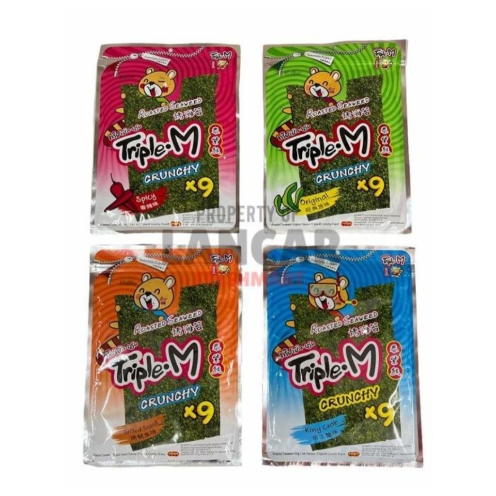 

Triple M Roasted Seaweed 45 gram