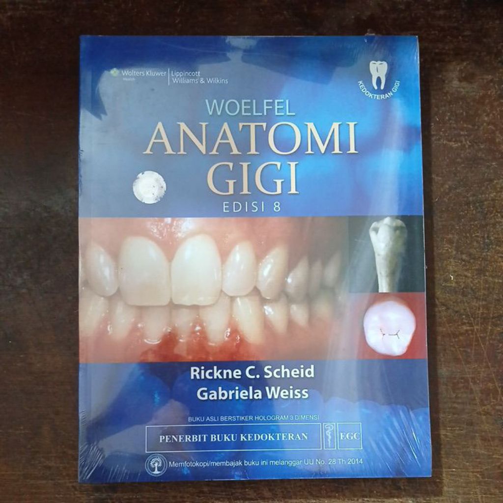 Buku Original Woelfel Anatomi Gigi Edisi 8 ~ EGC