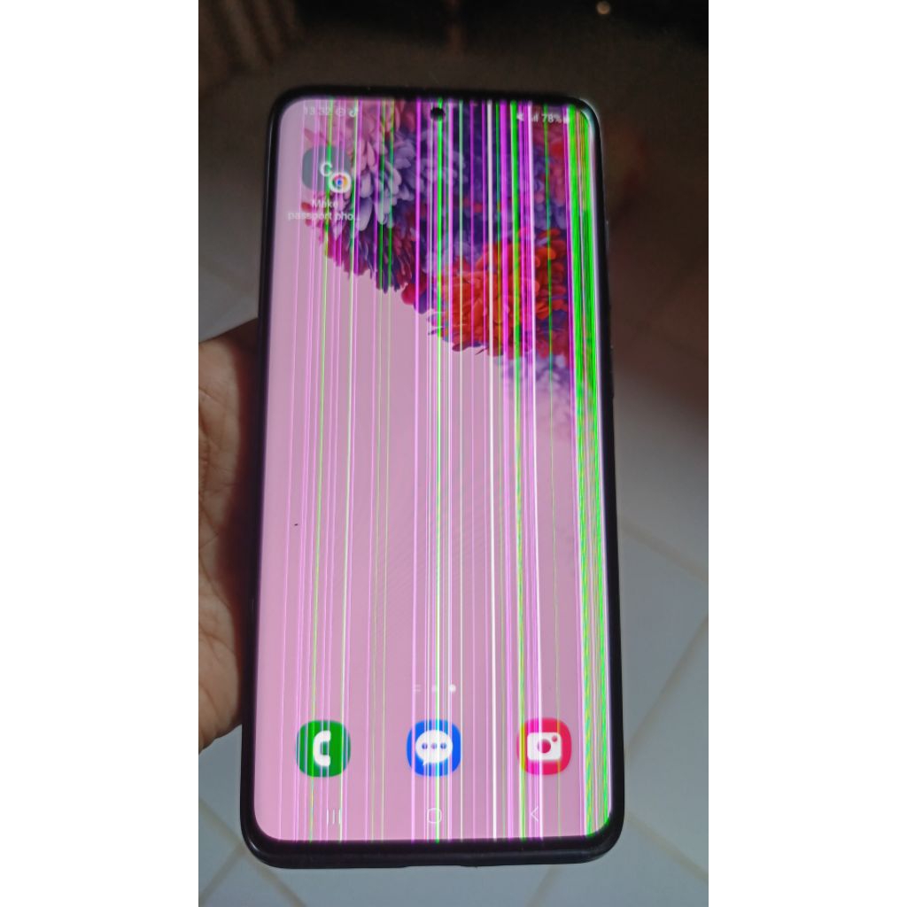 lcd samsung s20 plus+frame