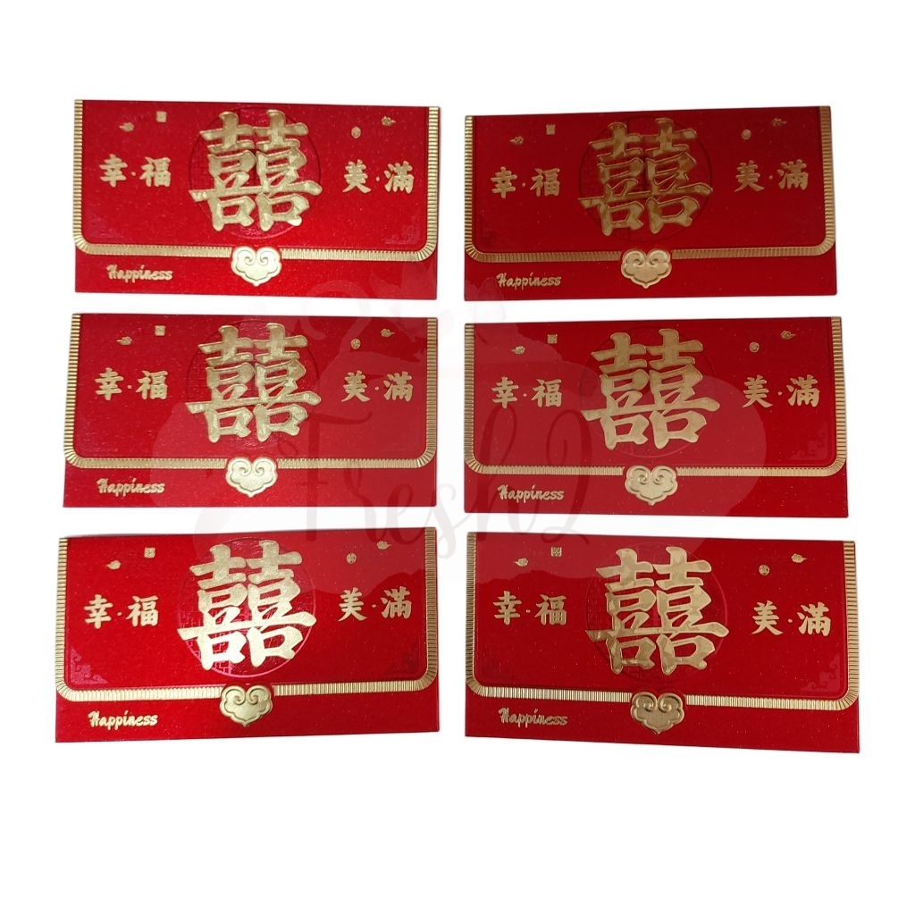 

Angpao shuangxi model dompet / angpao sangjit / amplop domoet
