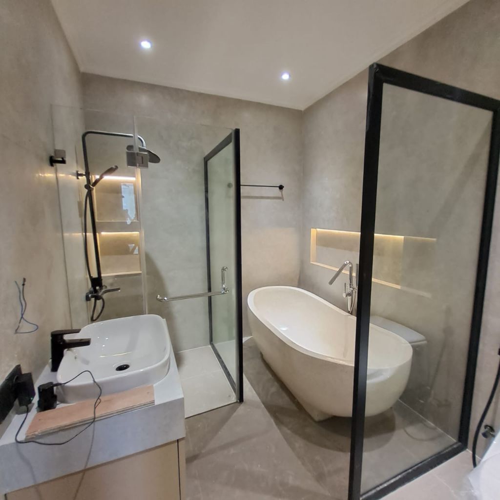 kaca shower 10mm polos