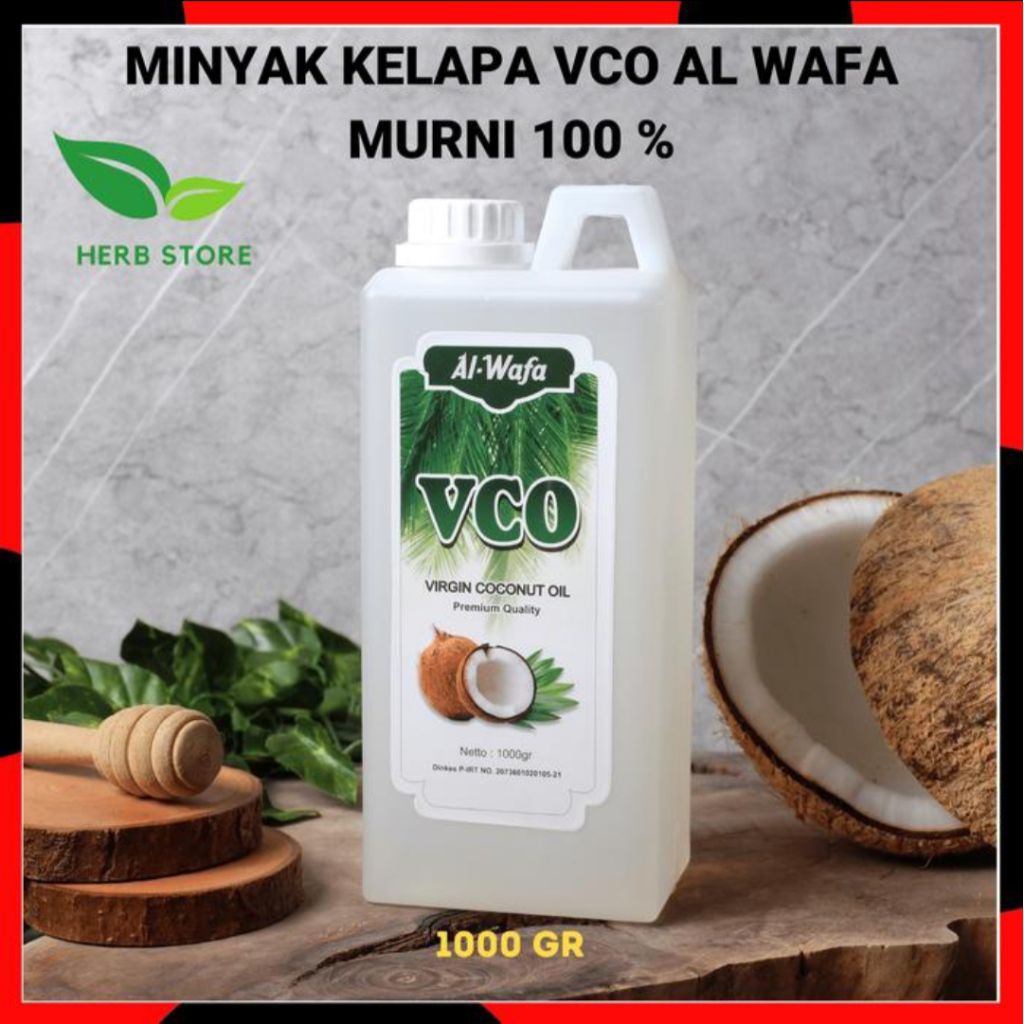

Minyak Kelapa Murni VCO Virgin Coconut Oil Al Wafa 1000ml