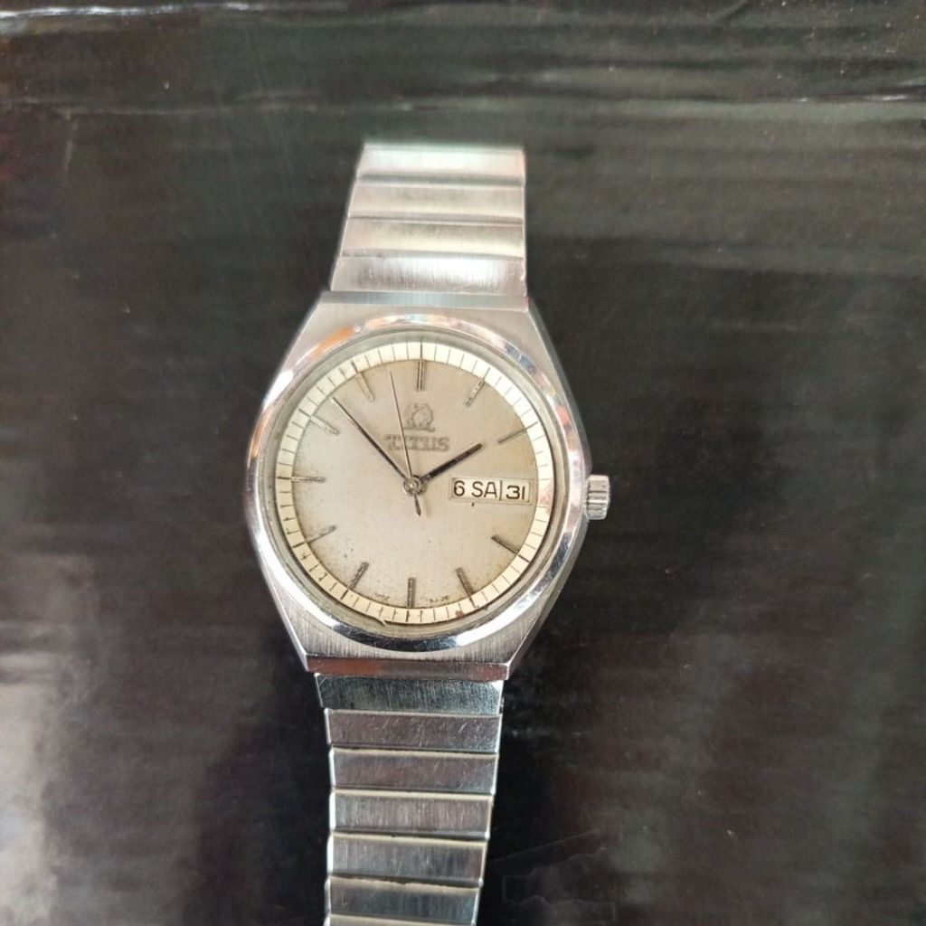 jam tangan titus otomatis Swiss Made full original bekas