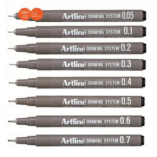 

DRAWING PEN ARTLINE WARNA : MERAH, BIRU, HIJAU, SEPIA, & GREY