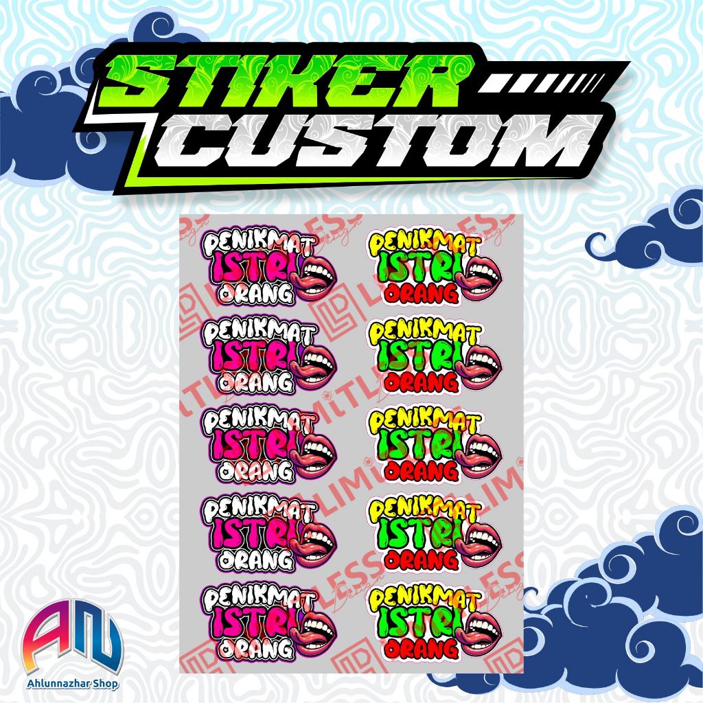

Stiker Set Pack Penikmat Istri Orang