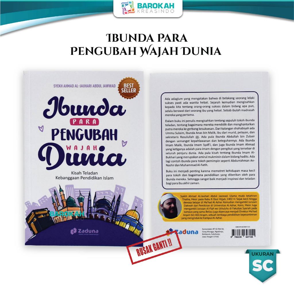 Ibunda Para Pengubah Wajah Dunia - Kisah Teladan - Zaduna Buku Adab Dan Akhlak Islami, Keluarga, Pus