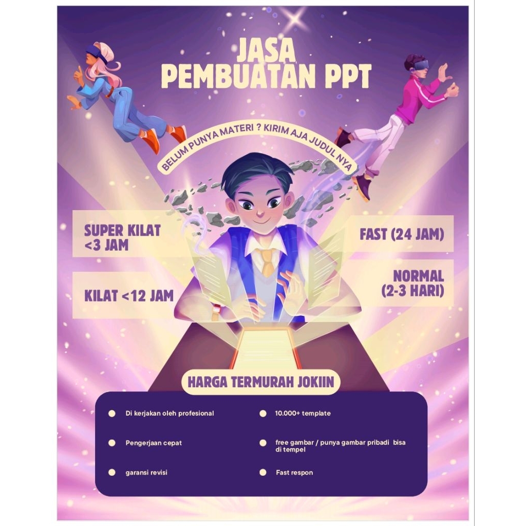 Jasa Pembuatan PPT (Powerpoint) Cepat Berkualitas