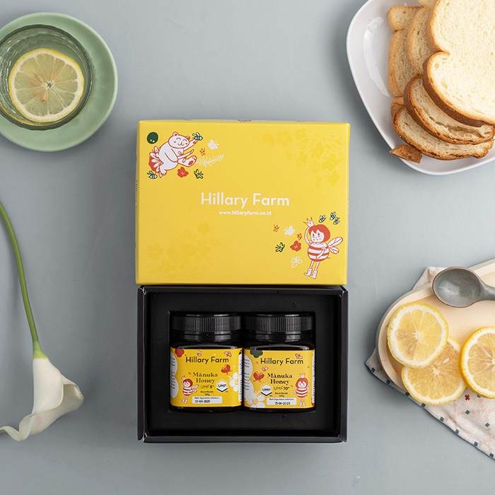 

Hampers Manuka Honey UMF 5+ 250gr dan Manuka Honey UMF 10+ 250gr