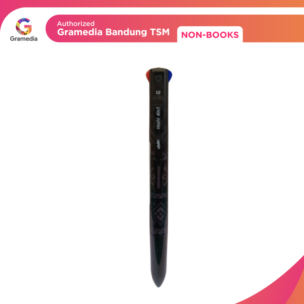 

Gramedia Bandung TSM - Estudee Ballpoint Hoshi 4IN1 1.0 Black EBP-248