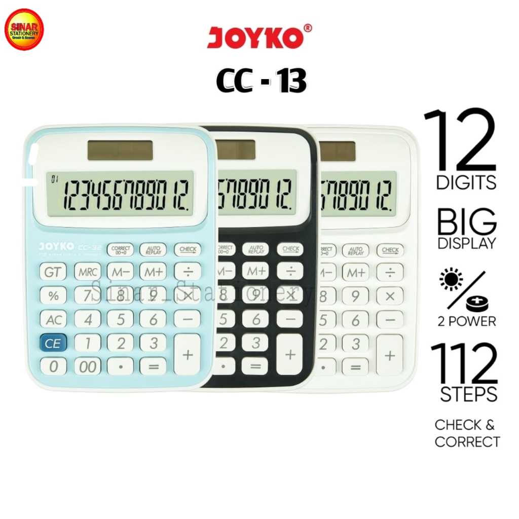 

Joyko Calculator CC-13 12 Digits