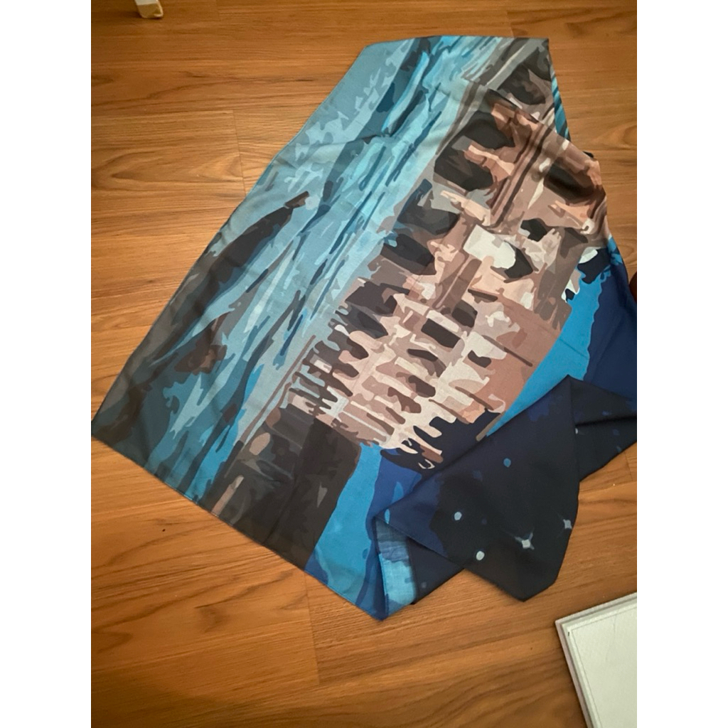 Dya Scraves preloved hijab square premium