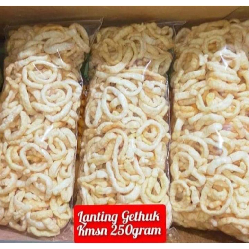 

cemilan lanting gethuk/lanting singkong kemasan 250gr