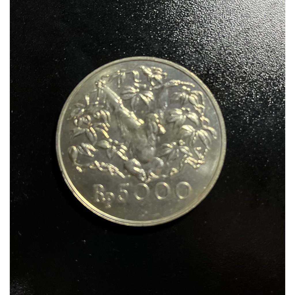 1 set koin perak macan dan orang utan