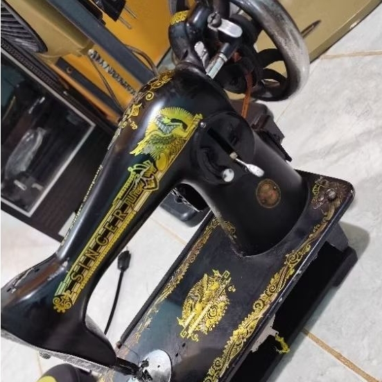 Mesin Jahit Singer Antik Jadul Mulus Masih Standar, Bukan Lagi Kabel Rem Sepeda Listrik, Tapi Mesin 