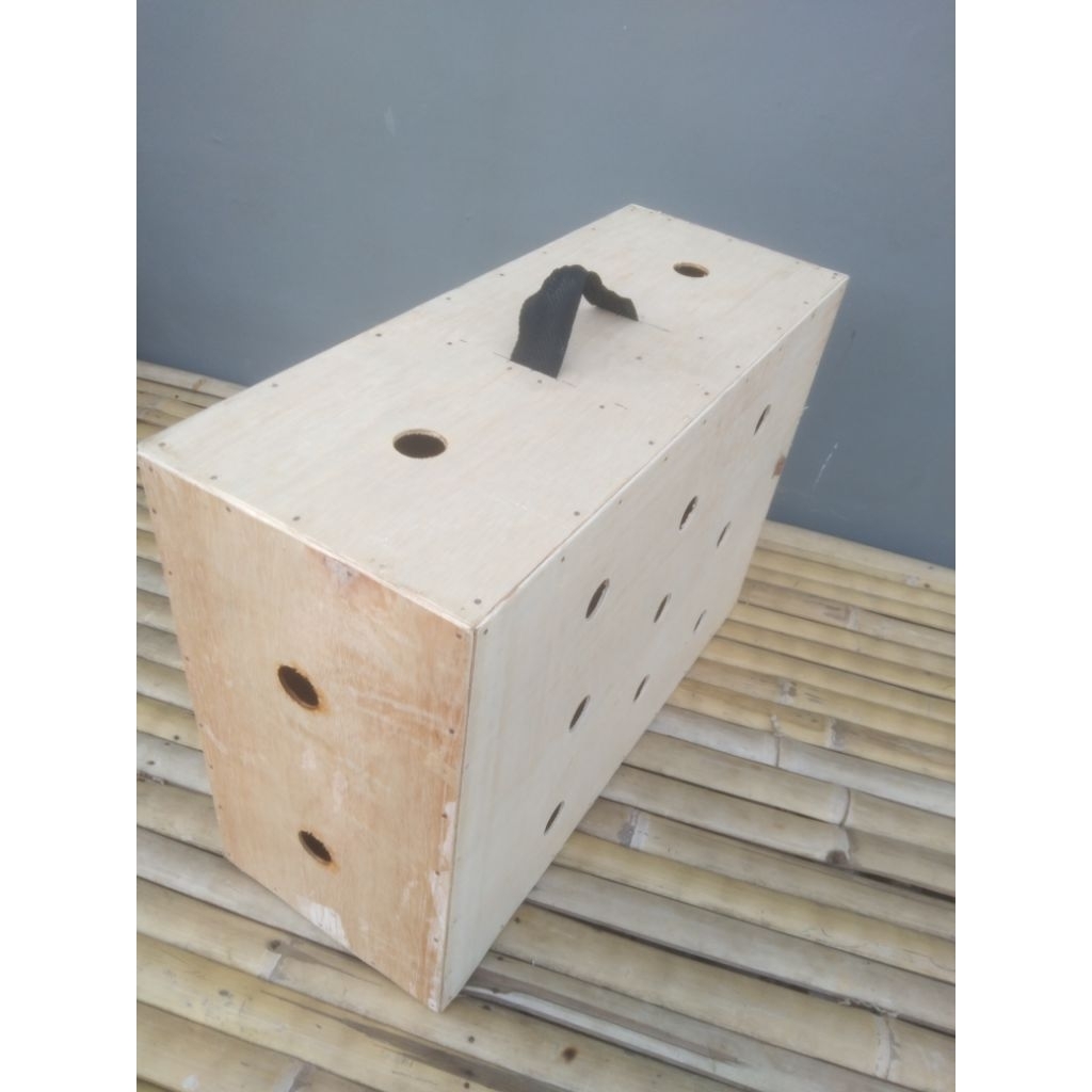 box kayu untuk pengiriman ayam / tempat pengiriman hewan ayam DLL