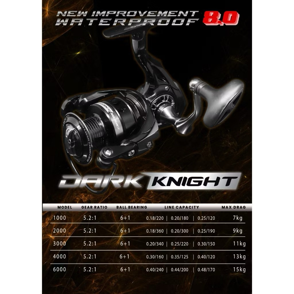 REEL DAIDO DARK KNIGHT 1000-6000