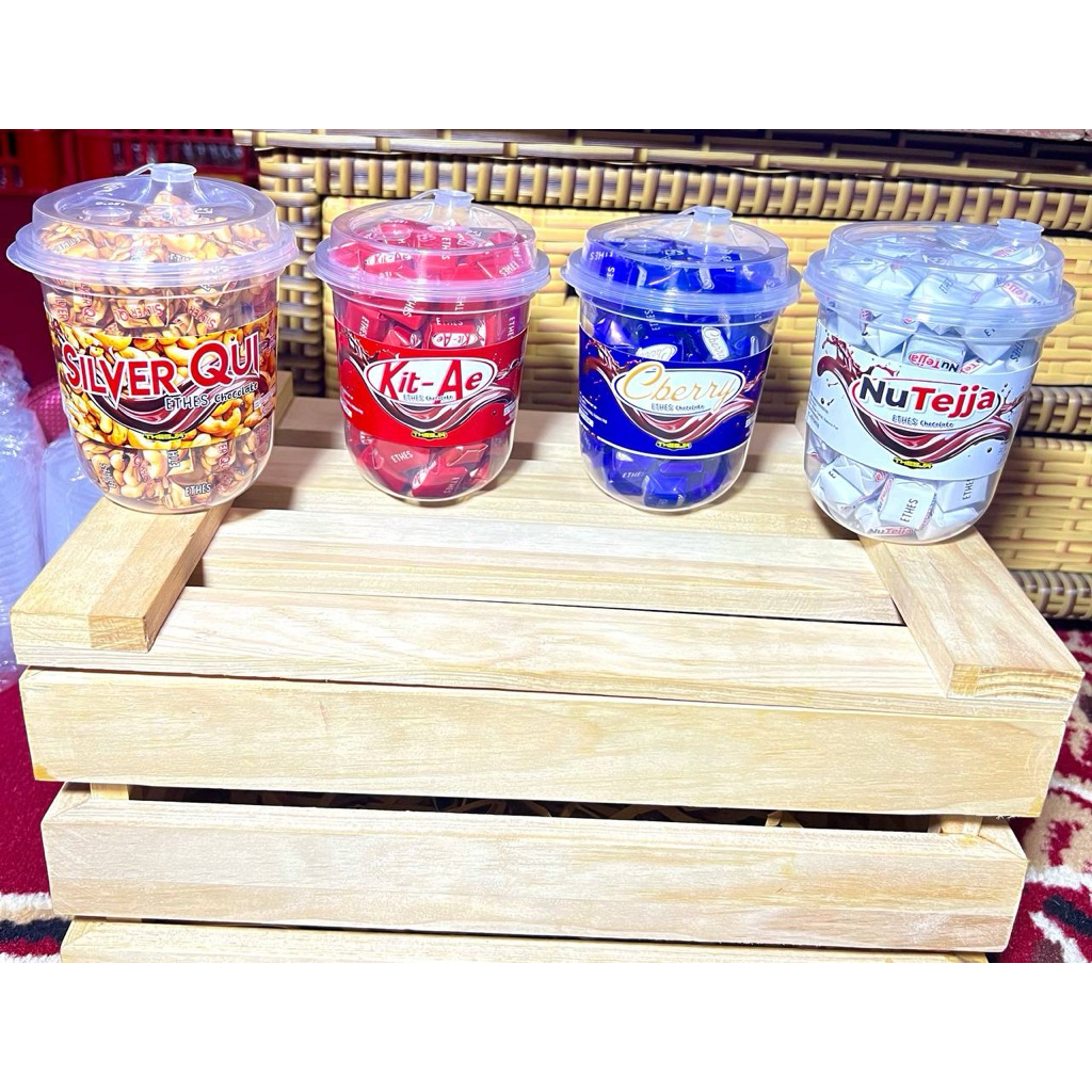 

ETHES COKLAT OVAL CUBE ISI 80pcs