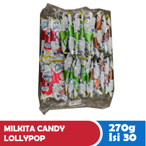 

MILKITA CANDY LOLLYPOP (30'S) ASSORTED PCK 270g