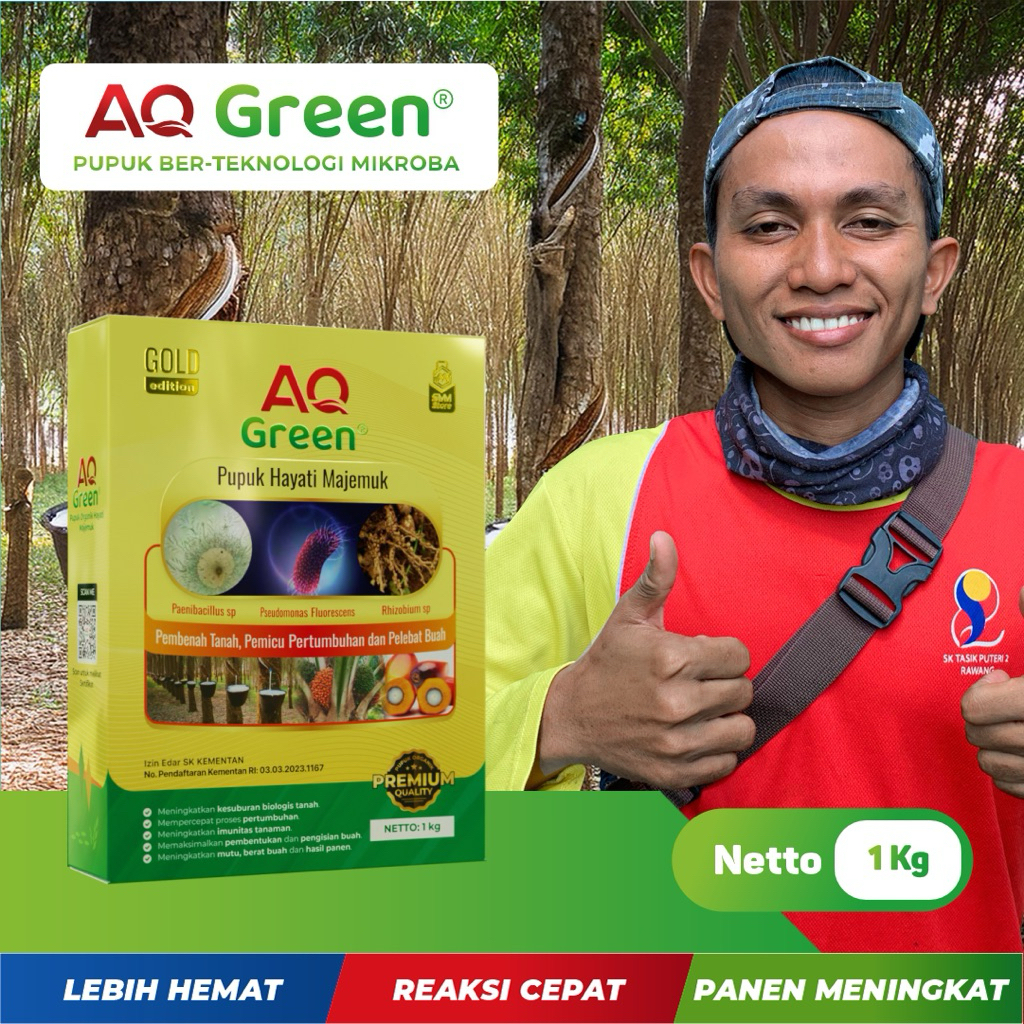 AQ GREEN KARET 1 KILO PUPUK HAYATI MJEMUK