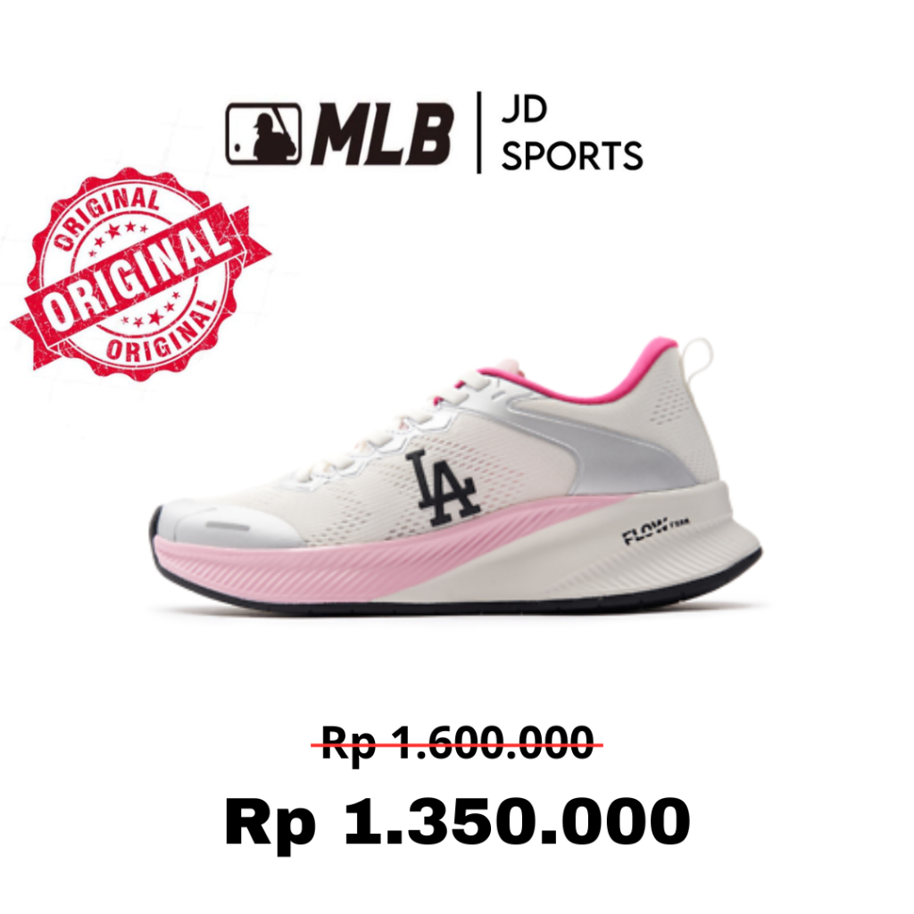 Sneakers MLB Athflow LA Dodgers Sneakers Shoes White Pink Original