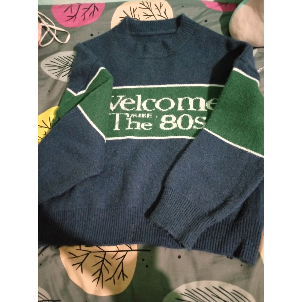 preloved sweater rajut tebal
