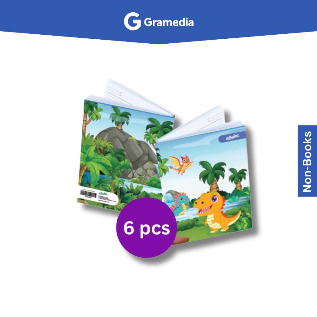 

Gramedia Bogor Cibinong - Buku Tulis Gambar Sampul Dinosaurus Estudee K Kwarto 38 Dino Isi 6