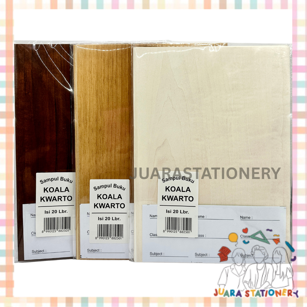 

(1374) JUARASTATIONERY Sampul Coklat Kwarto Koala 20 lembar / Sampul Buku Coklat Sampul Coklat Buku
