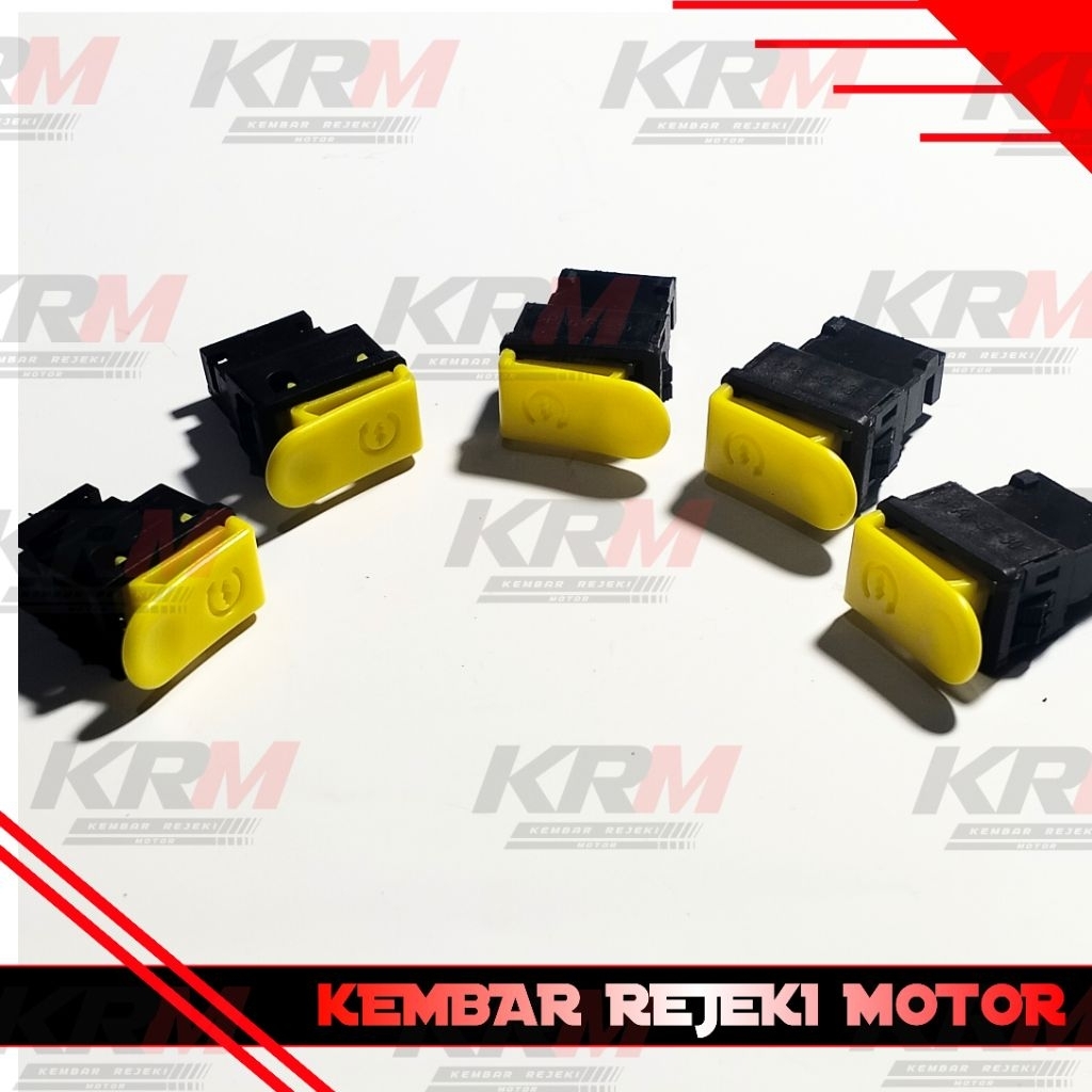 Tombol stater kharisma supra beat karbu kuning kualitas A