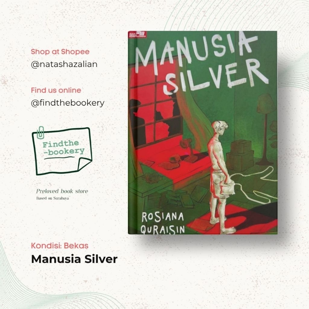 Novel misteri - Manusia Silver (Preloved)