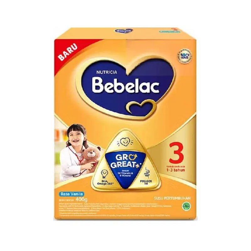 

Bebelac 3 400g Vanila Susu Formula